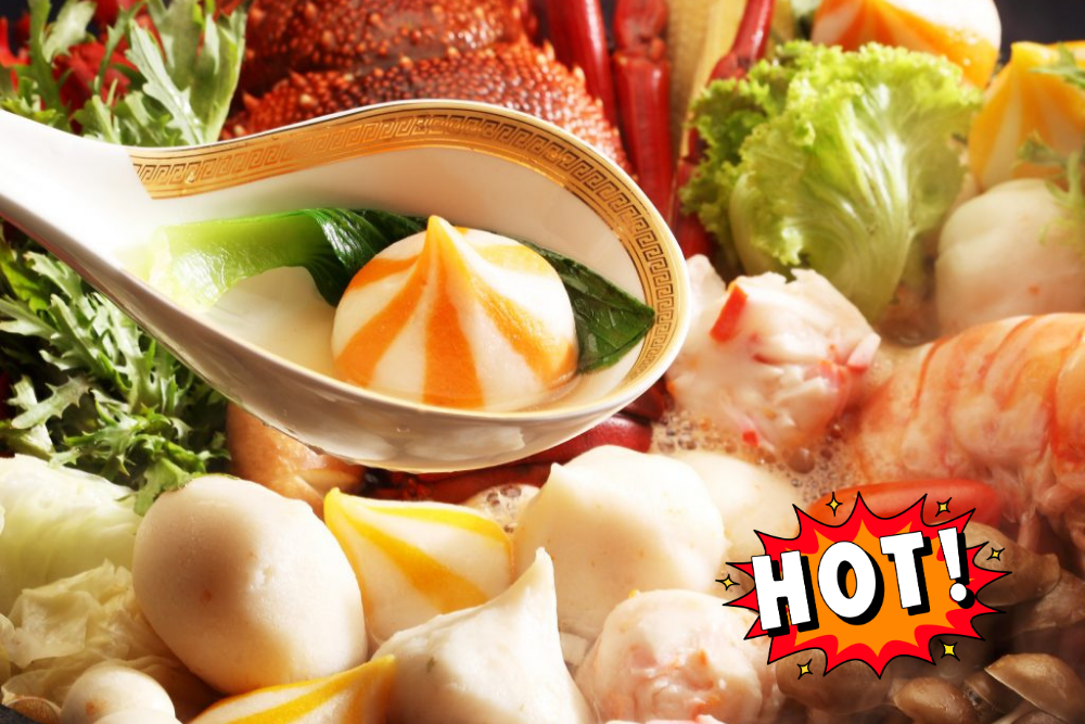 viên thả lẩu bánh bao