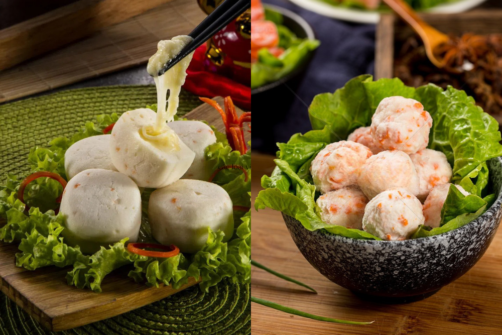 viên thả lẩu nhân phô mai