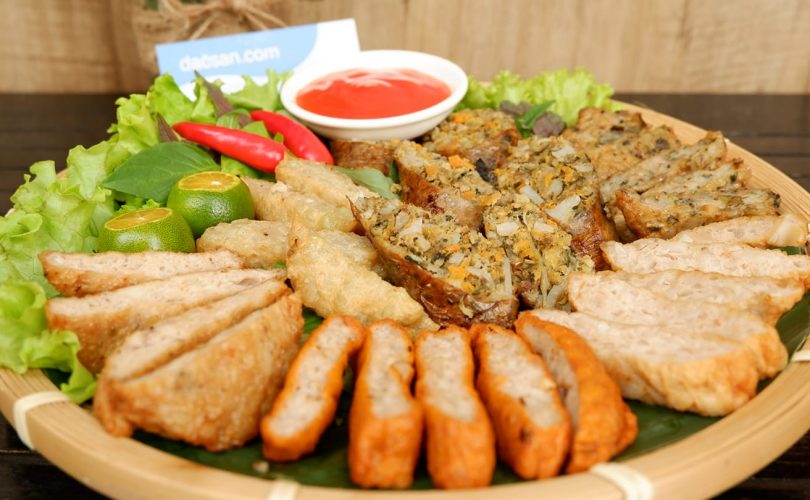 nem chua rán - nguyên liệu bún đậu mắm tôm 