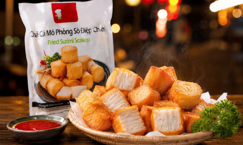 Sò điệp viên thả lẩu Lichuan 500g Sự lựa chọn hoàn hảo cho món lẩu và đồ chiên