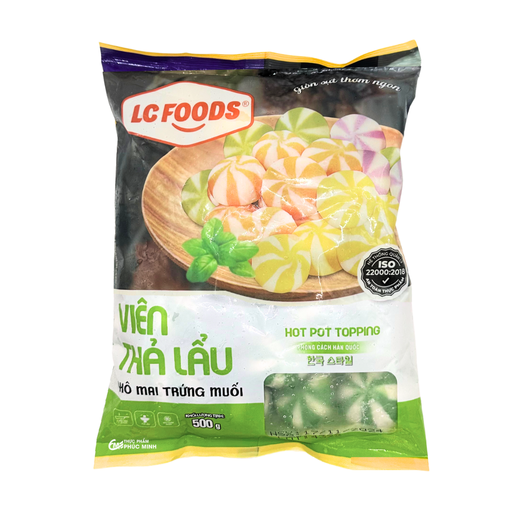 Bánh bao phô mai trứng muối LC 500gr