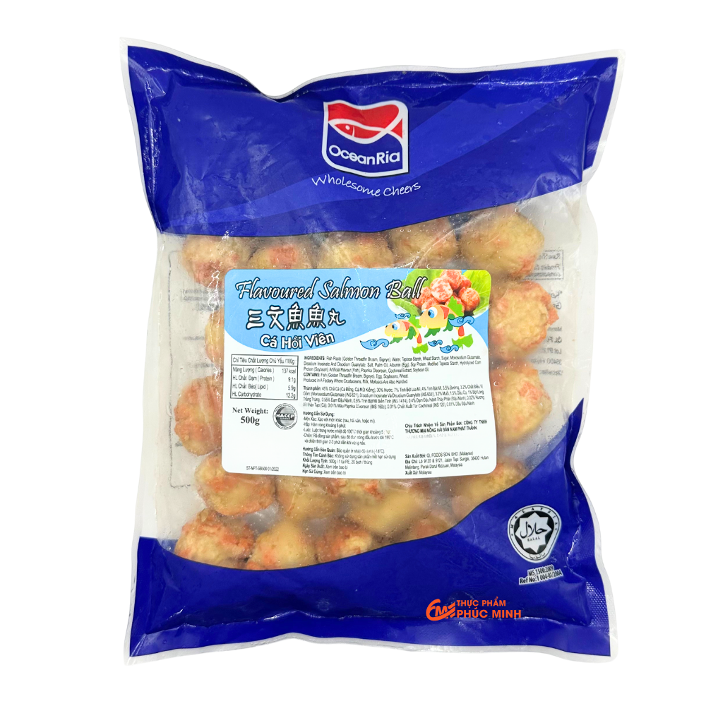 Cá hồi viên Malaysia 500gr