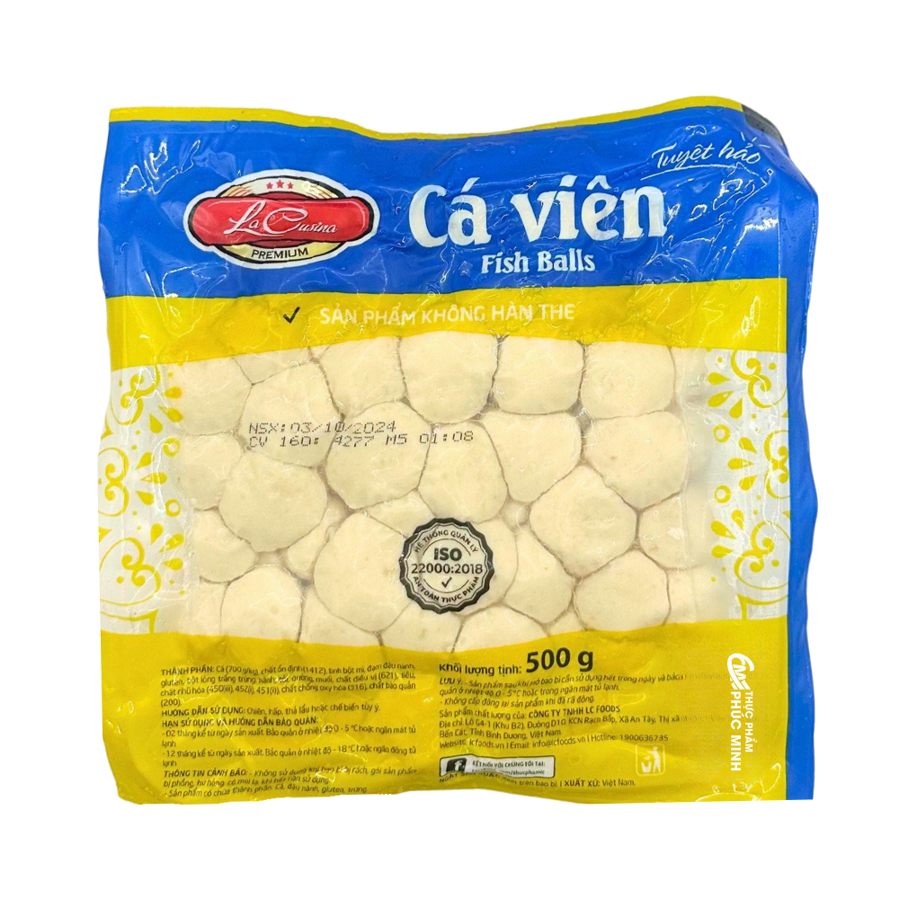 Cá viên LC 500gr