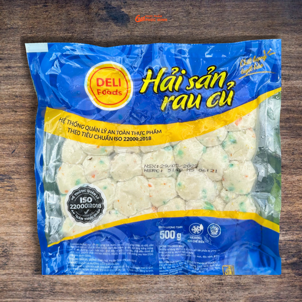 cá viên rau củ delifood