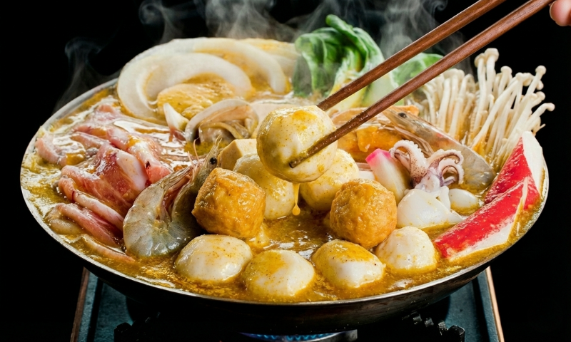 cá viên thả lẩu