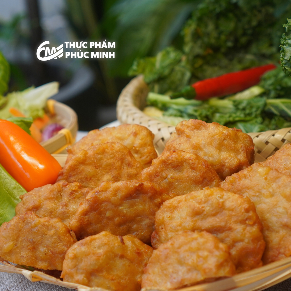chả cốm chiên