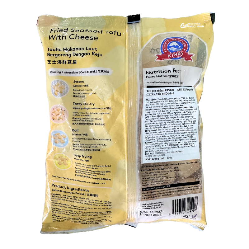 Đậu hủ phô mai Kinko Malaysia 500g