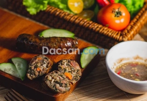 dồi sụn - nguyên liệu bún đậu mắm tôm 