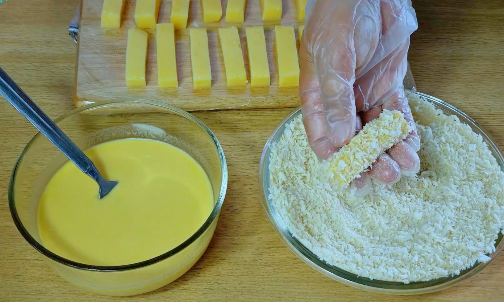 làm bánh sữa tươi chiên