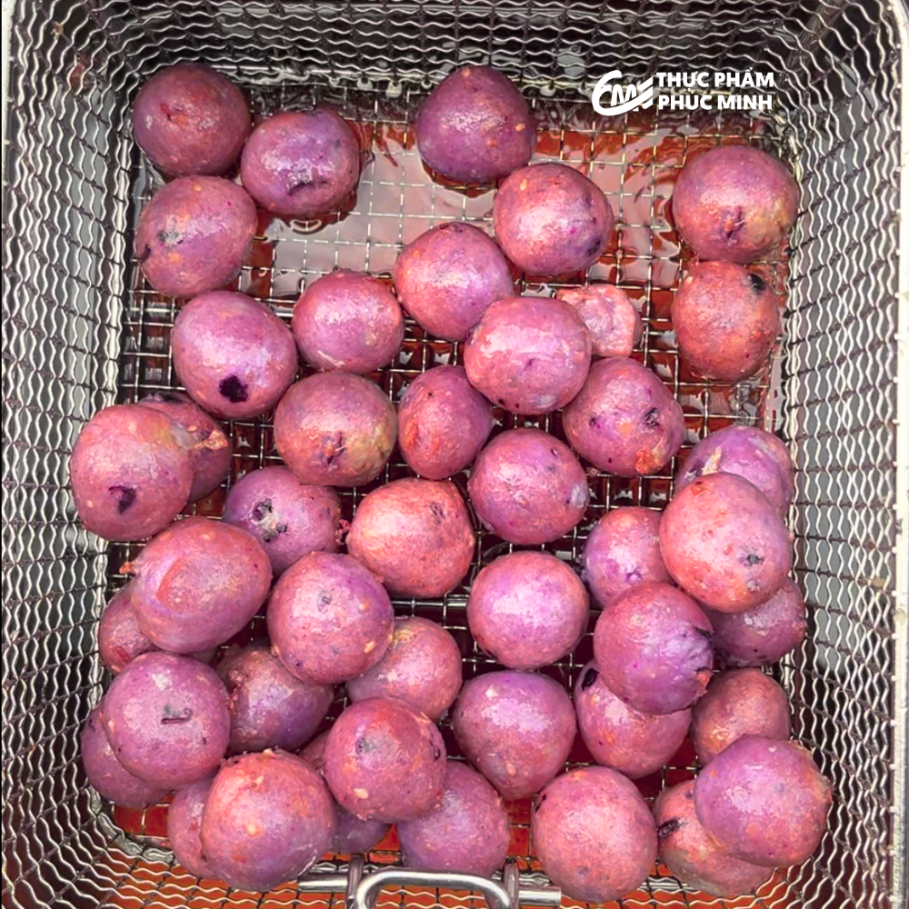 mực viên rau củ