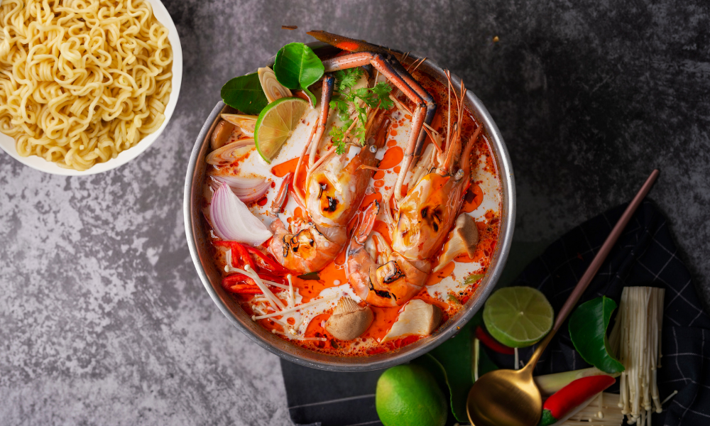 nguyên liệu nấu lẩu Thái nguyên liệu nấu lẩu Thái