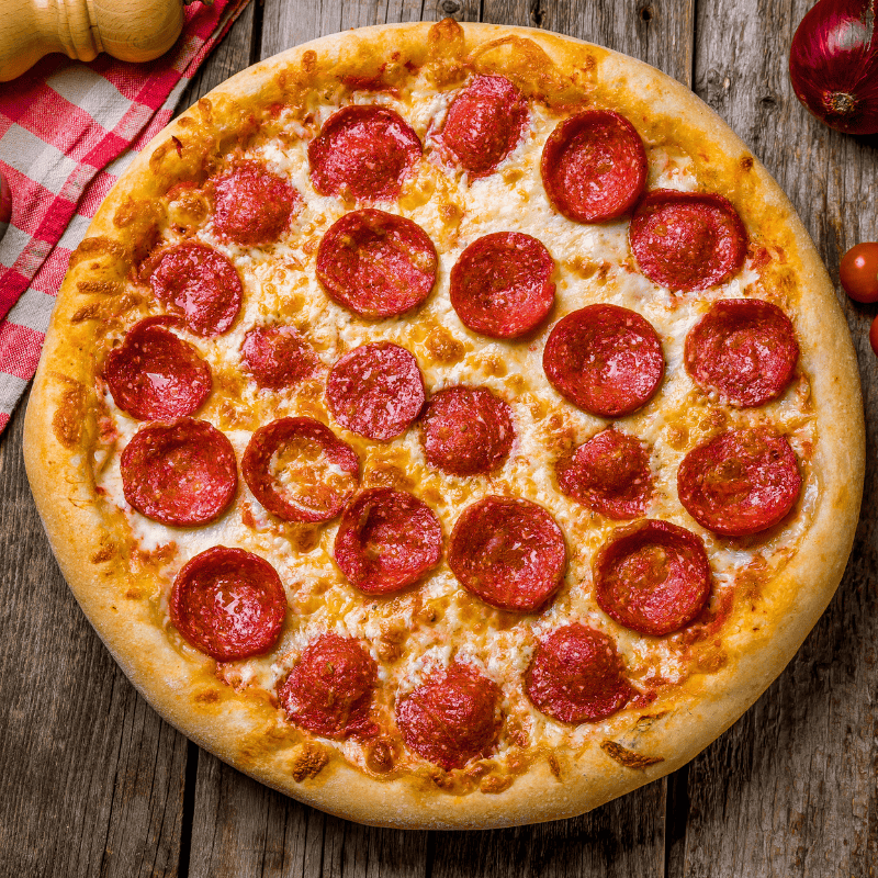 pizza xúc xích