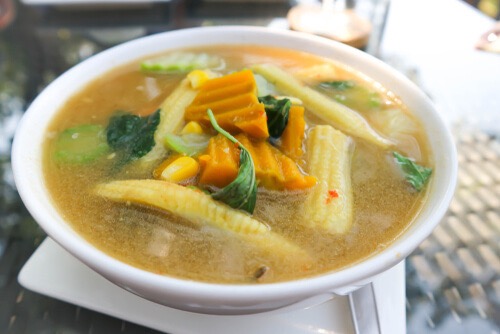 súp bắp non