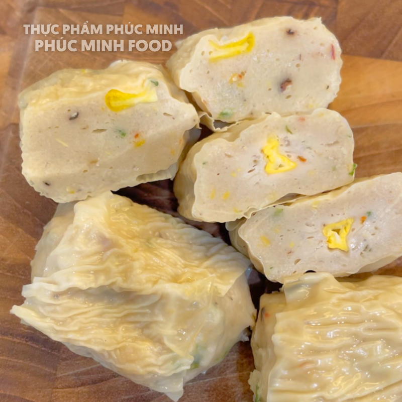 Tàu hủ ky cuộn chả cá bắp 500gr - Ảnh 4