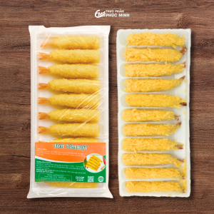 tôm lăn bột chiên xù tempura