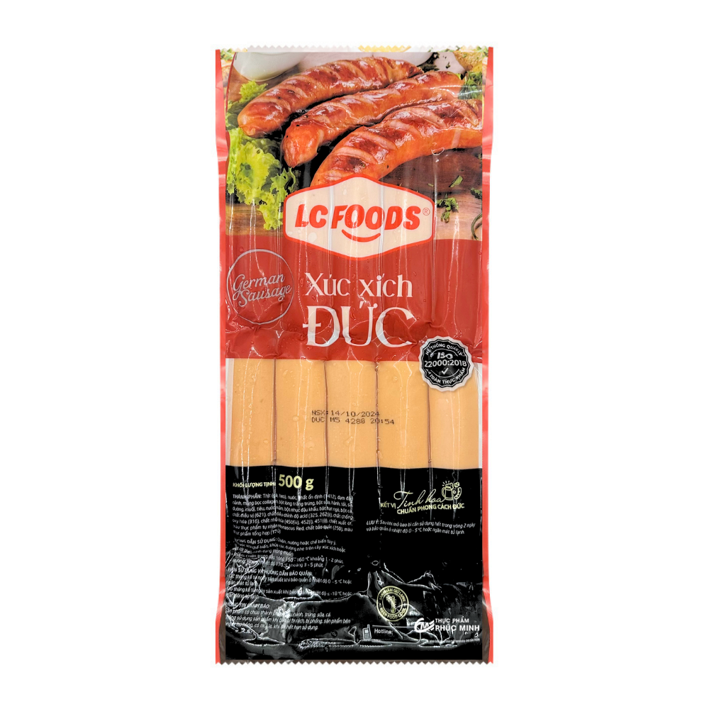 Xúc xích đức LC 500gr